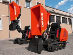 minidumper de largata mod m8000kubota