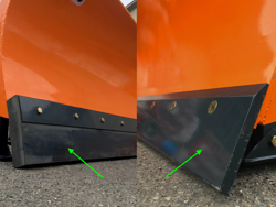 limpa neve 200cm com placa serie media para trator modelo ln 200 a recondicionado 40