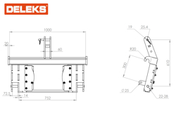 limpa neve com acoplamento para carregador frontal do trator modelo ln 175 e recondicionado 51